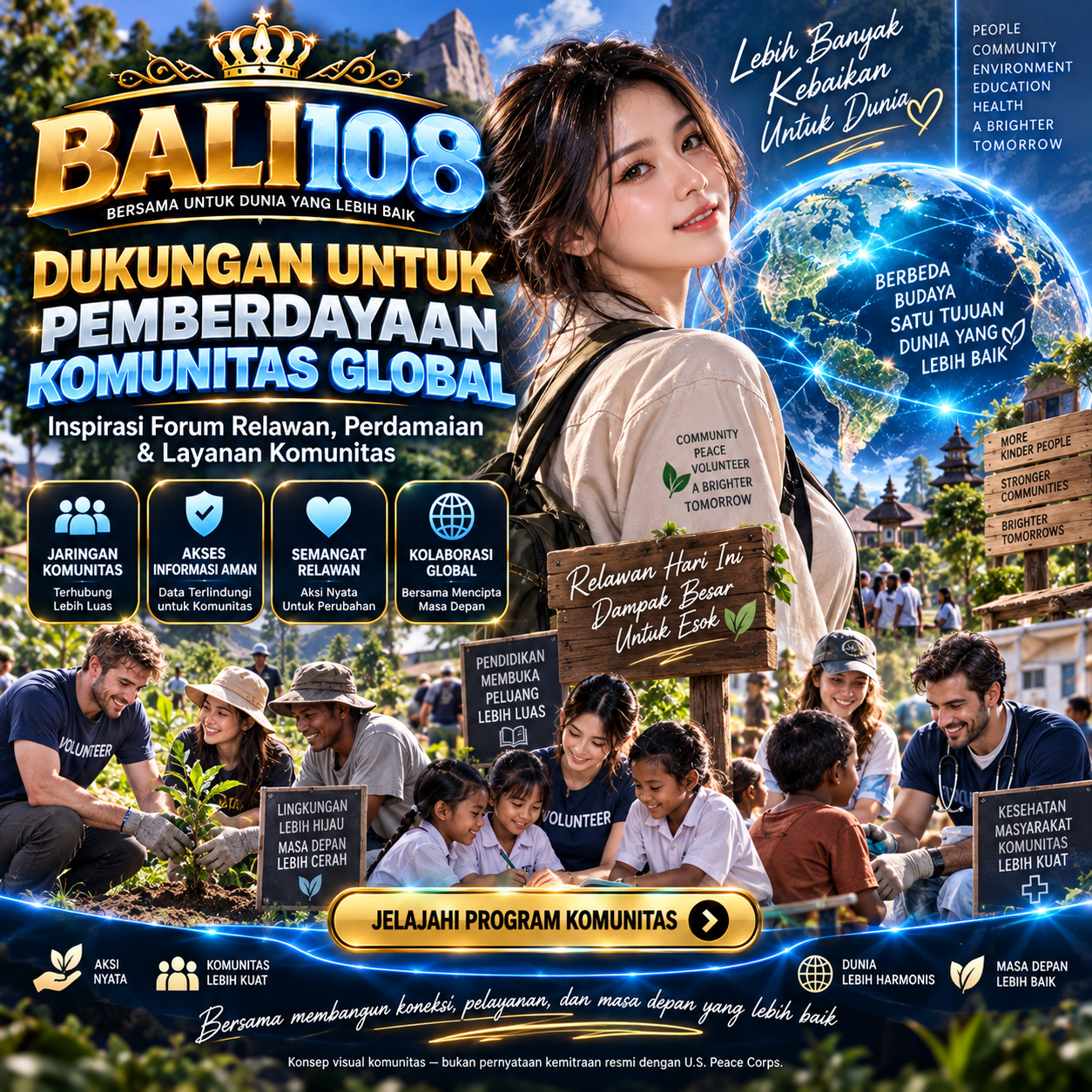 Visual utama Peace Corps Forum